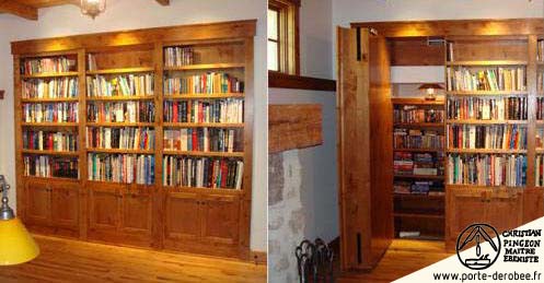 Porte secrte drobe de bibliothque vers secrets